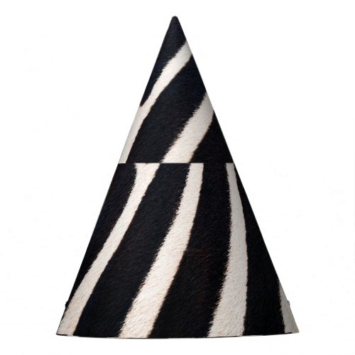 Zebra Essence Authentic Skin Pattern Party Hat