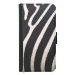 Zebra Essence: Authentic Skin Pattern Samsung Galaxy S5 Wallet Case