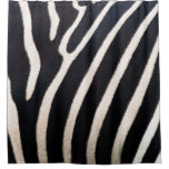 Zebra Essence: Authentic Skin Pattern Shower Curtain