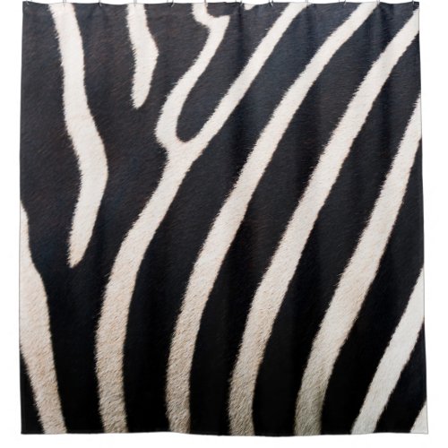 Zebra Essence Authentic Skin Pattern Shower Curtain
