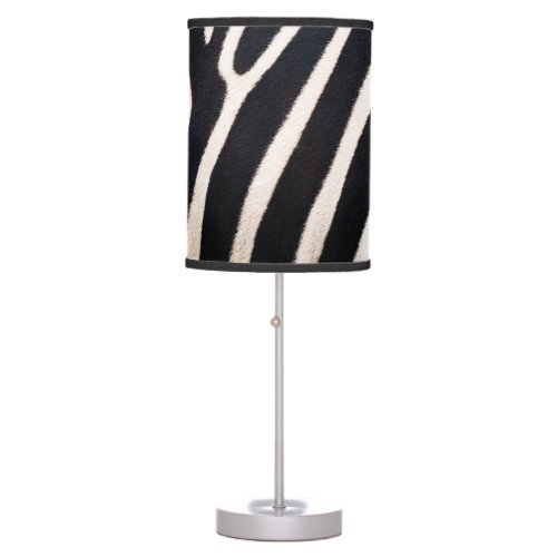 Zebra Essence Authentic Skin Pattern Table Lamp