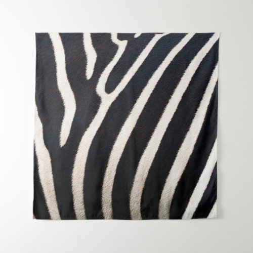 Zebra Essence Authentic Skin Pattern Tapestry