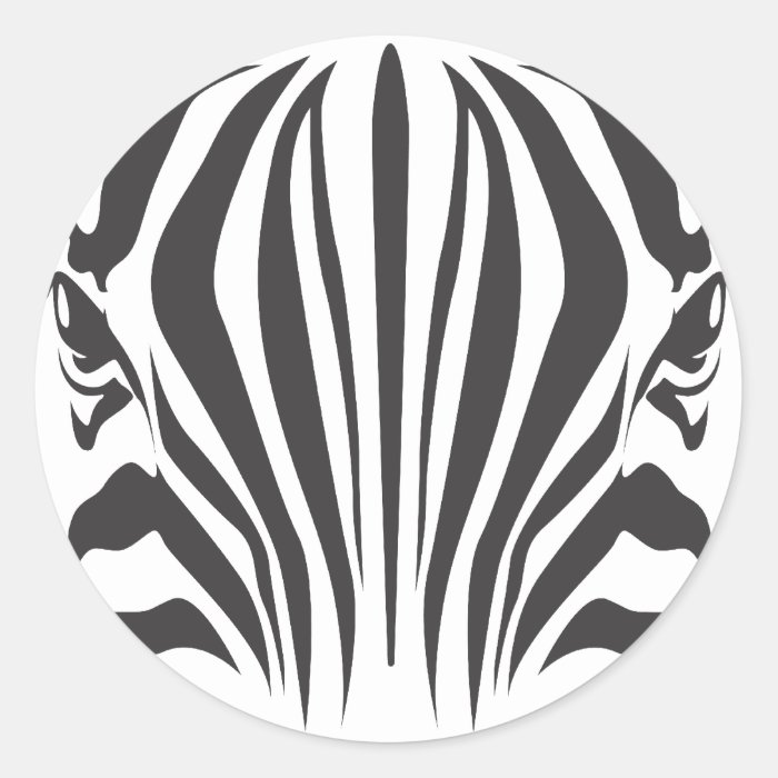 Zebra Eyes Stickers