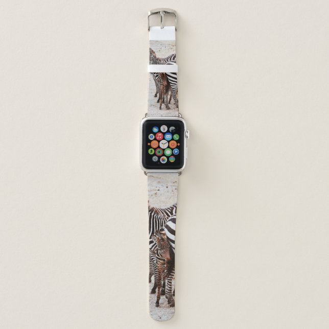 ZEBRA FAMILY APPLE WATCH BAND (Front)