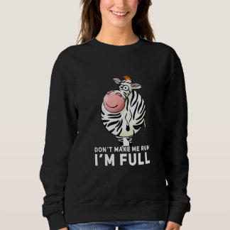 Zebra Fat Animal Sweatshirt