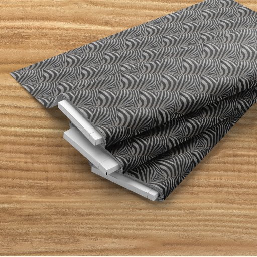 Zebra Faux Leather Fabric