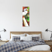 Zebra Finch Canvas Print (Insitu(Bedroom))