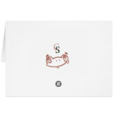 Zebra Finch Cards (Back Horizontal)