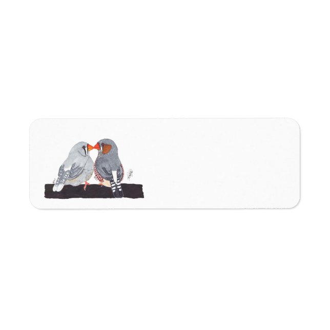 ZEBRA FINCH LABEL (Front)