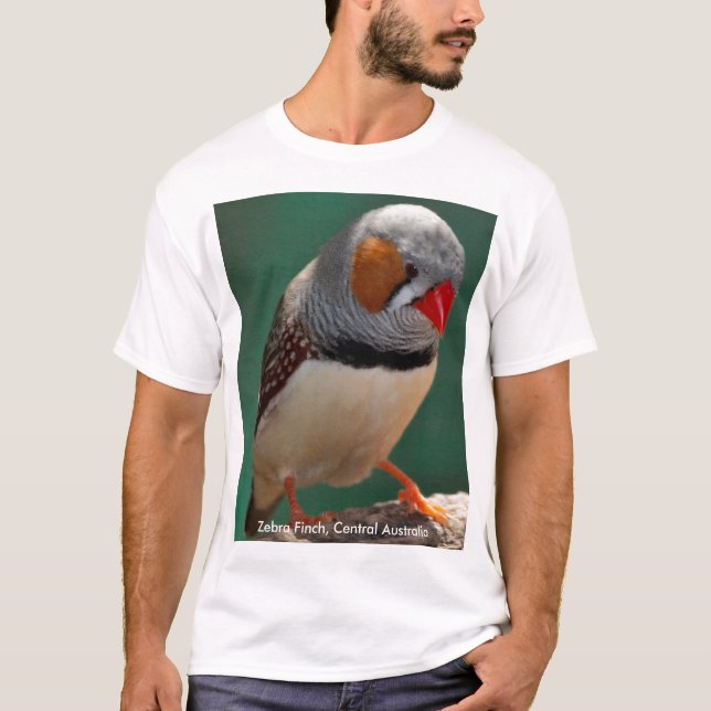 Zebra Finch - LR T-Shirt (Front)
