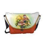 Zebra Finches Realistic Painting Messenger Bag