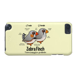 Zebra Finch Statistics Case-Mate Barely There 5th Generation iPod Touch Case