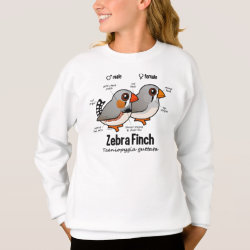 Zebra Finch Statistics Girls' Hanes ComfortBlend® Sweatshirt