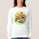 Zebra Finches Realistic Painting Sweatshirt