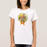 Zebra Finches Realistic Painting T-Shirt