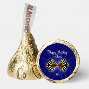 Zebra Fish Kiss Personal Birthday Age Hershey®'s Kisses®