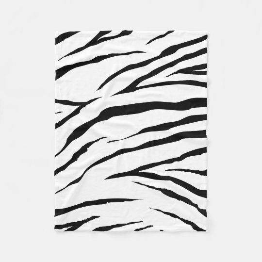Zebra Fleece Blanket, 30
