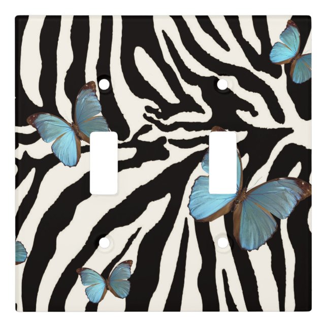 Zebra Fly Lightswitch Cover (Front)