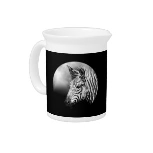 Zebra Foal Beverage Pitcher