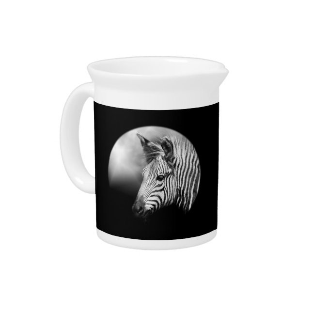 Zebra Foal Beverage Pitcher (Left)