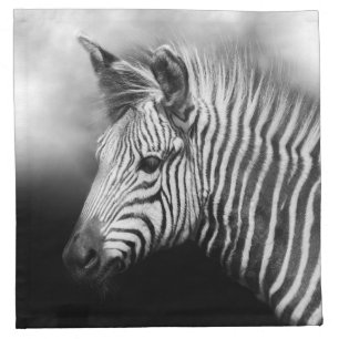 Zebra Foal Cloth Napkin