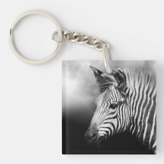 Zebra Foal Keychain (Front)