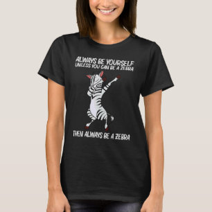 Zebra For Men Women African Zoo Animal 5 T-Shirt