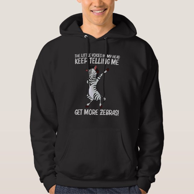 Zebra For Men Women African Zoo Animal  6 Hoodie (Front)