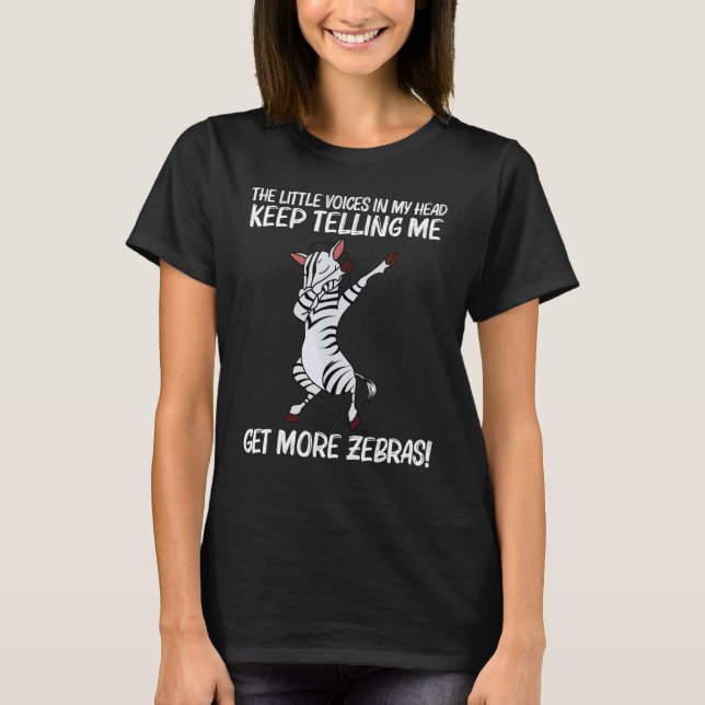 Zebra For Men Women African Zoo Animal  6 T-Shirt (Front)