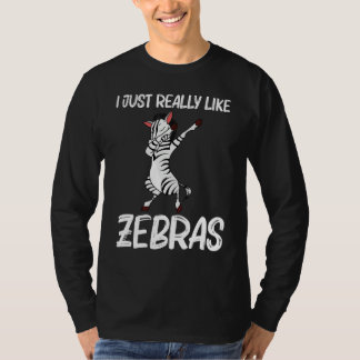 Zebra For Men Women African Zoo Animal   T-Shirt