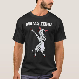 Zebra For Women Mom African Zoo Animal 1 T-Shirt