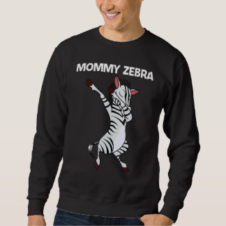 Zebra For Women Mom African Zoo Animal Sweatshirt