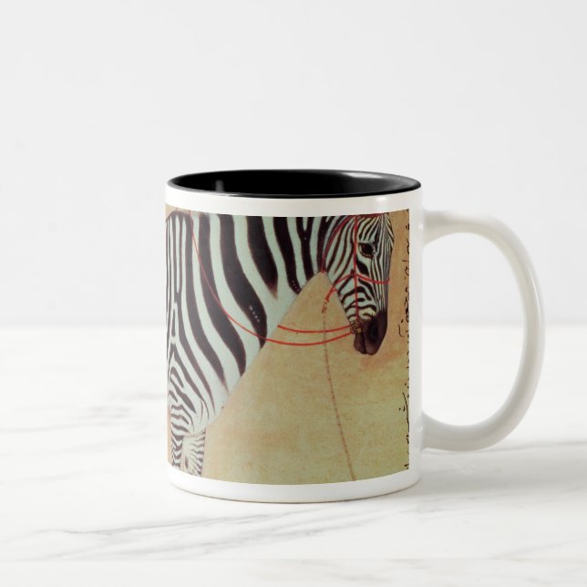 Zebra, from the "Minto Album", Mughal, 1621, Two-Tone Coffee Mug (Right)