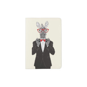 Zebra Gentleman Passport Holder