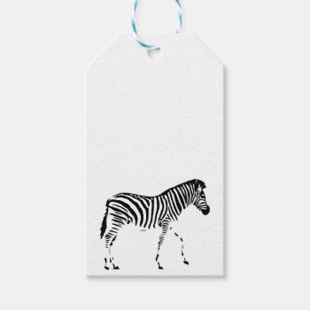 Zebra Gift Tags by igorsin at Zazzle