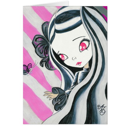Zebra Girl And Pink Stripes (Front)