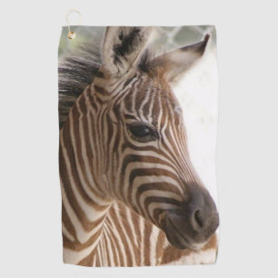 Zebra Golf Towel