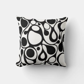 Zebra gone wrong throw pillow