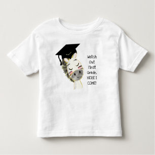 Zebra Graduate, Here I Come Jersey T-Shirt