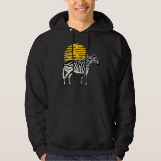 Zebra Graphic Cute Print Love Nature Zebras Wildli Hoodie