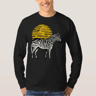 Zebra Graphic Cute Print Love Nature Zebras Wildli T-Shirt