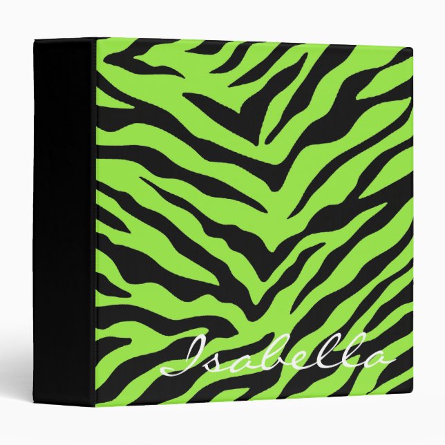 Zebra - Green Binder (Front/Spine)