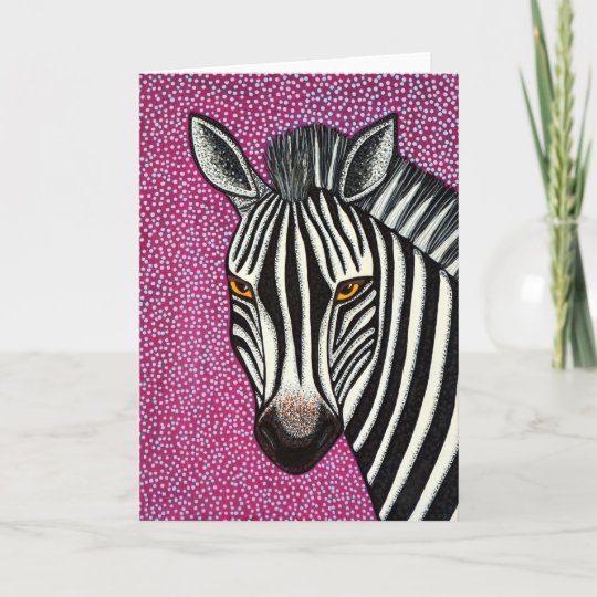 Fresh 15 Zebra Greeting Card