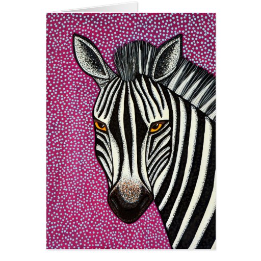Fresh 15 Zebra Greeting Card