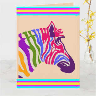 Zebra Greeting Card