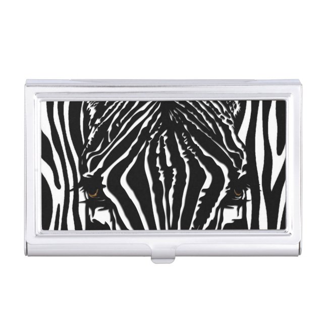 Zebra Head Case For Business Cards (Front)