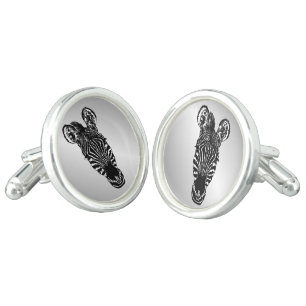 Zebra Head Cufflinks