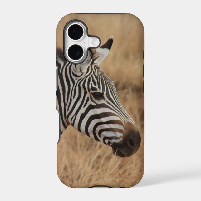 Zebra Head Iphone Case (Back)