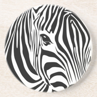 Zebra Head Sandstone Coaster