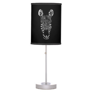 Zebra Head Table Lamp